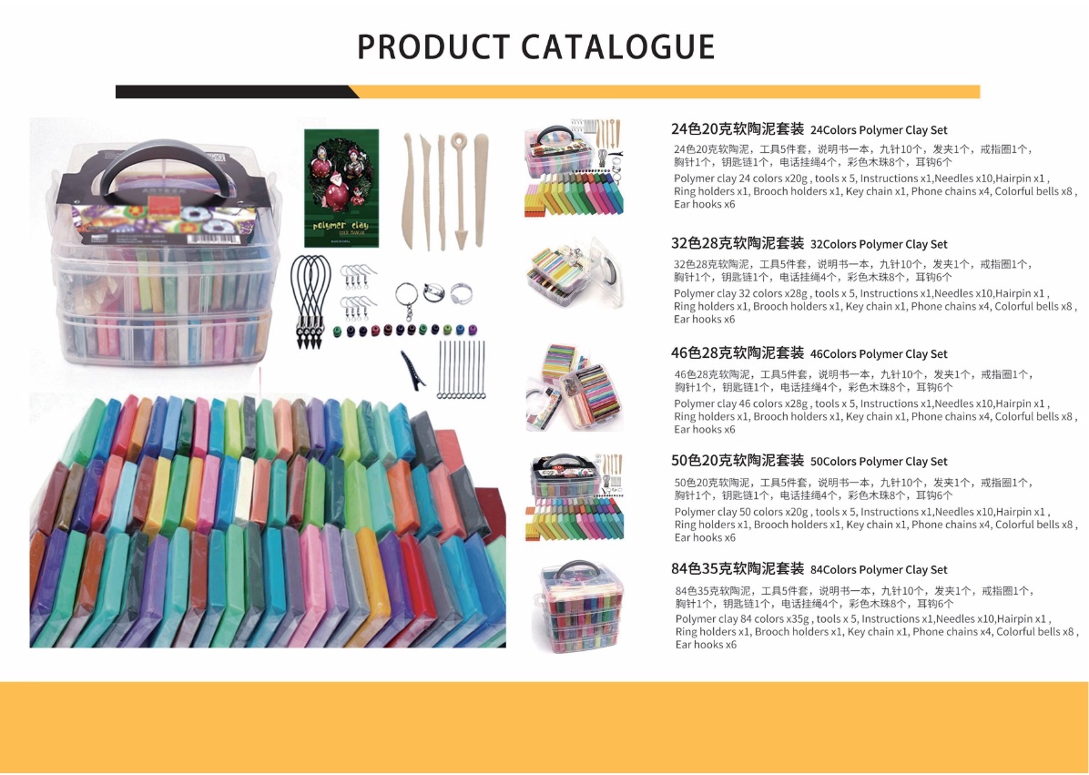 Mille polymer clay products